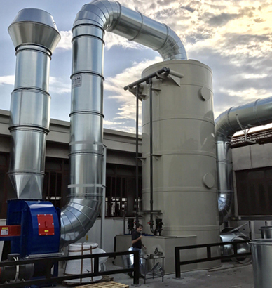 aspirazione fumi industria chimica